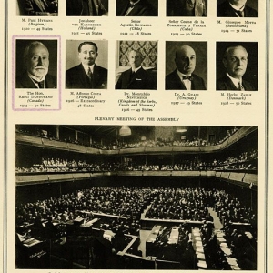 League Of Nations,  Raoul Dandurand, pres.