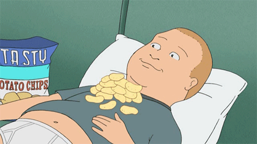 Bobby-Hill-Eating-Chips-Off-of-His-Stomach.gif